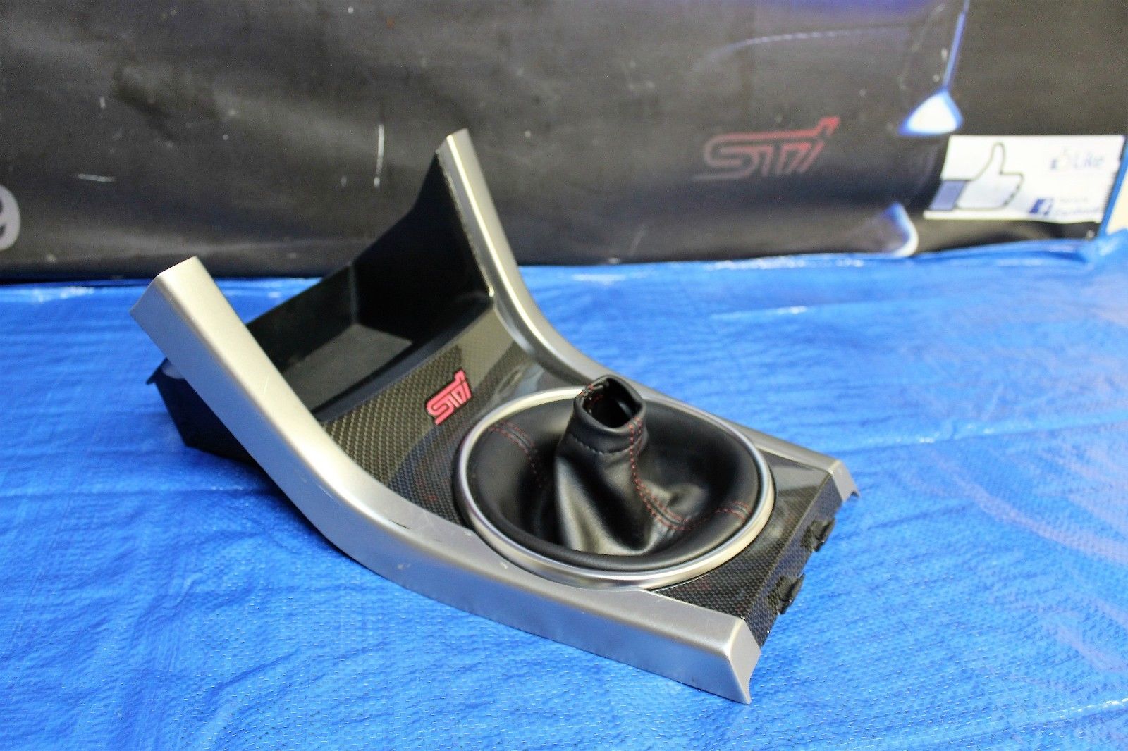 2015 2018 Subaru Impreza Wrx Sti Carbon Fiber Interior Shifter Radio Dash Board Trim Bezel Surround