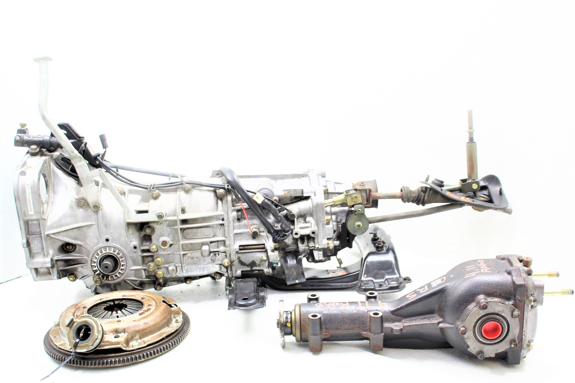 1998-2001 SUBARU IMPREZA 2.5 RS GC8 5 SPEED MANUAL TRANSMISSION SWAP 4.11  USDM