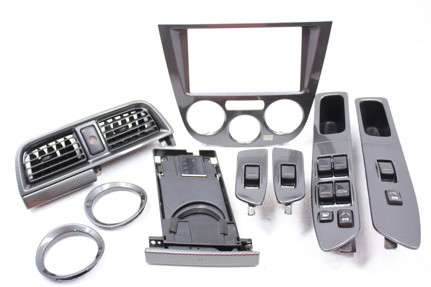 2002 2004 Subaru Impreza Wrx Sti Spt Carbon Fiber Interior Trim Set Oem Rare
